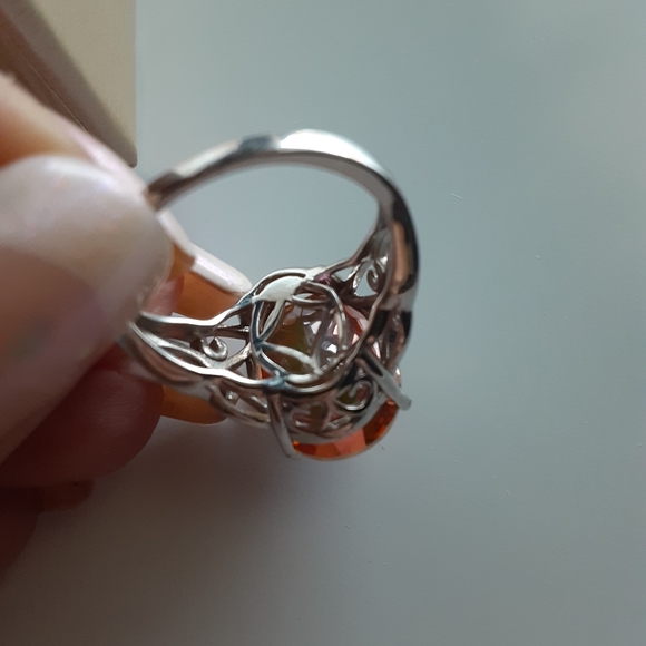 7ct. Northern Lights Mystic Topaz Ring, .925 - Picture 7 of 7